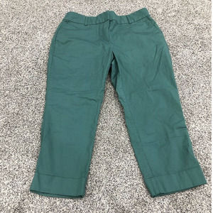 Ann Taylor Signature Crop Green Dress Pant 8 Petit
